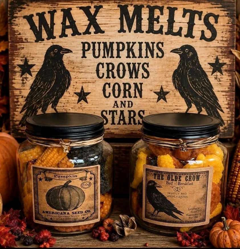 NEW!  Harvest Moon Wax Melts in Jar