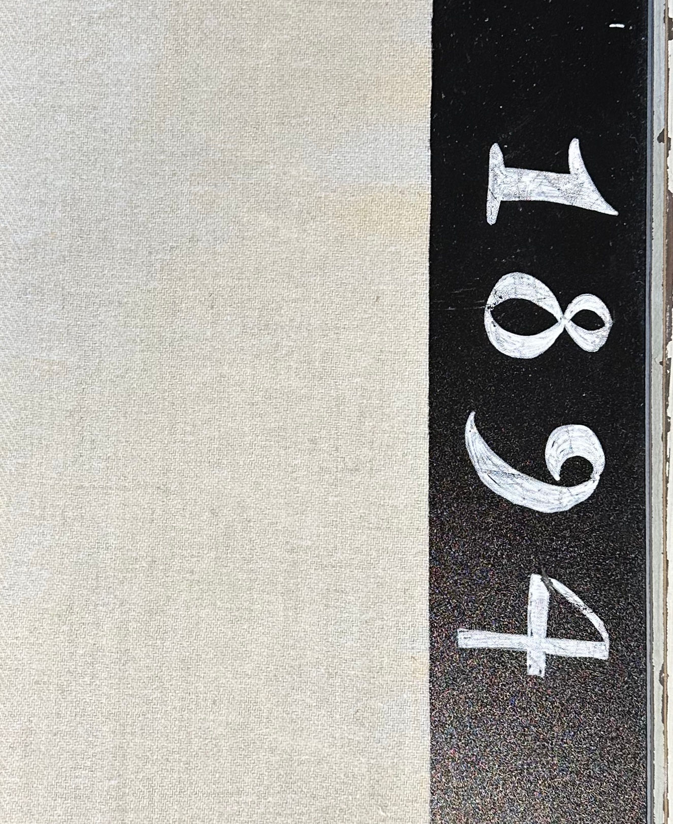 "Primitive Cream" FAT QUARTER