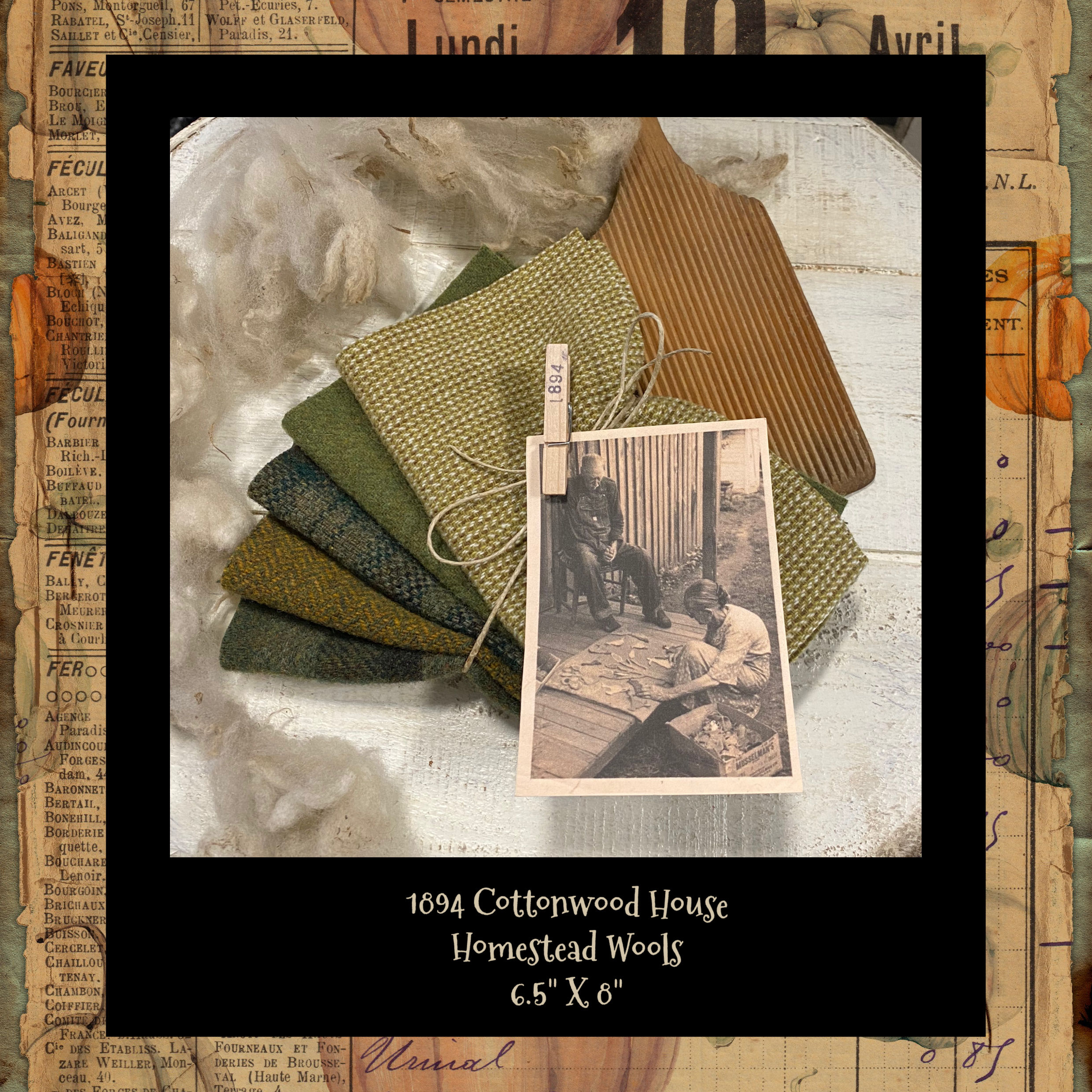 NEW!  Homestead Wools - Greens