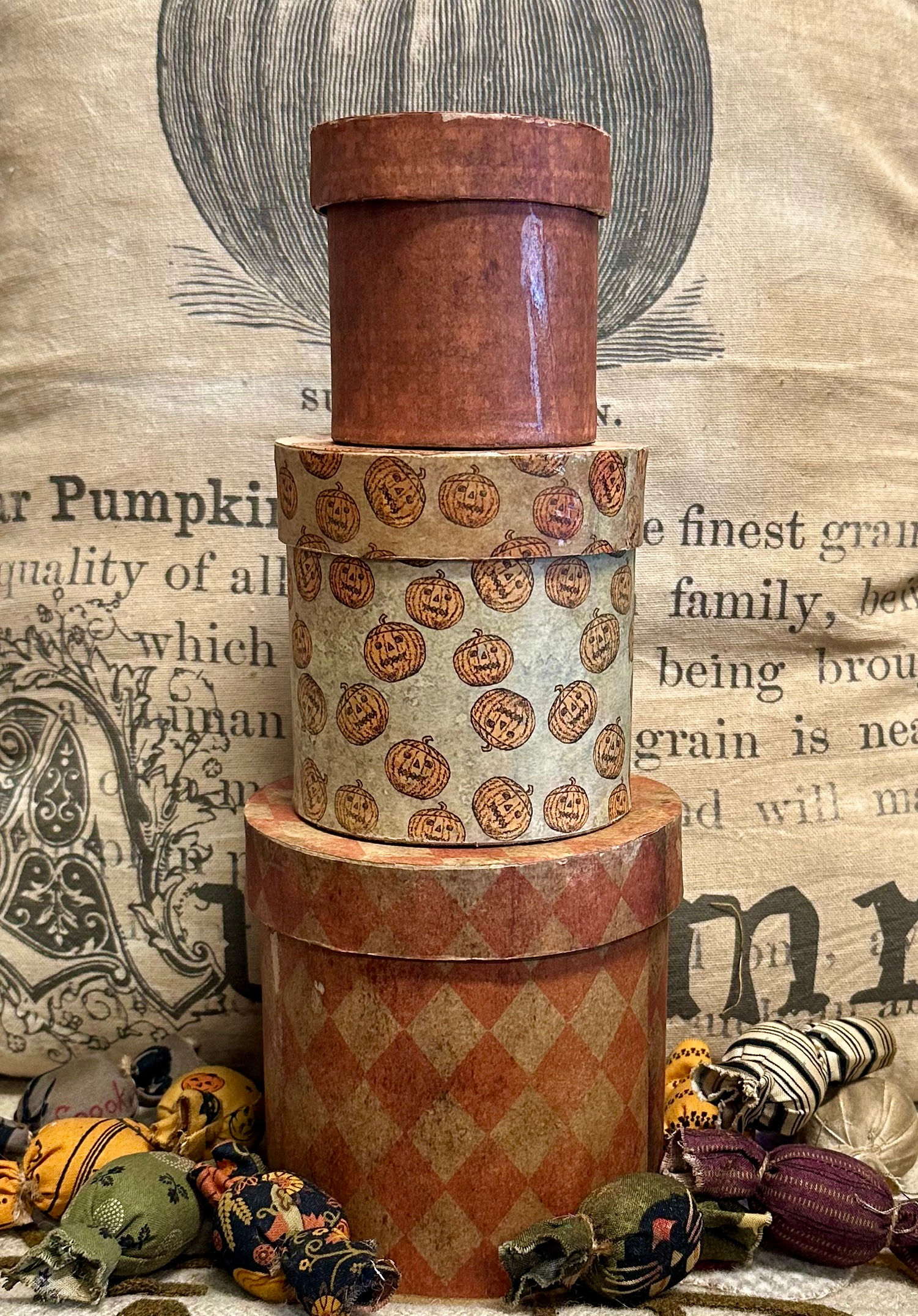 NEW!  "Tattered & Torn Pumpkins" Boxes