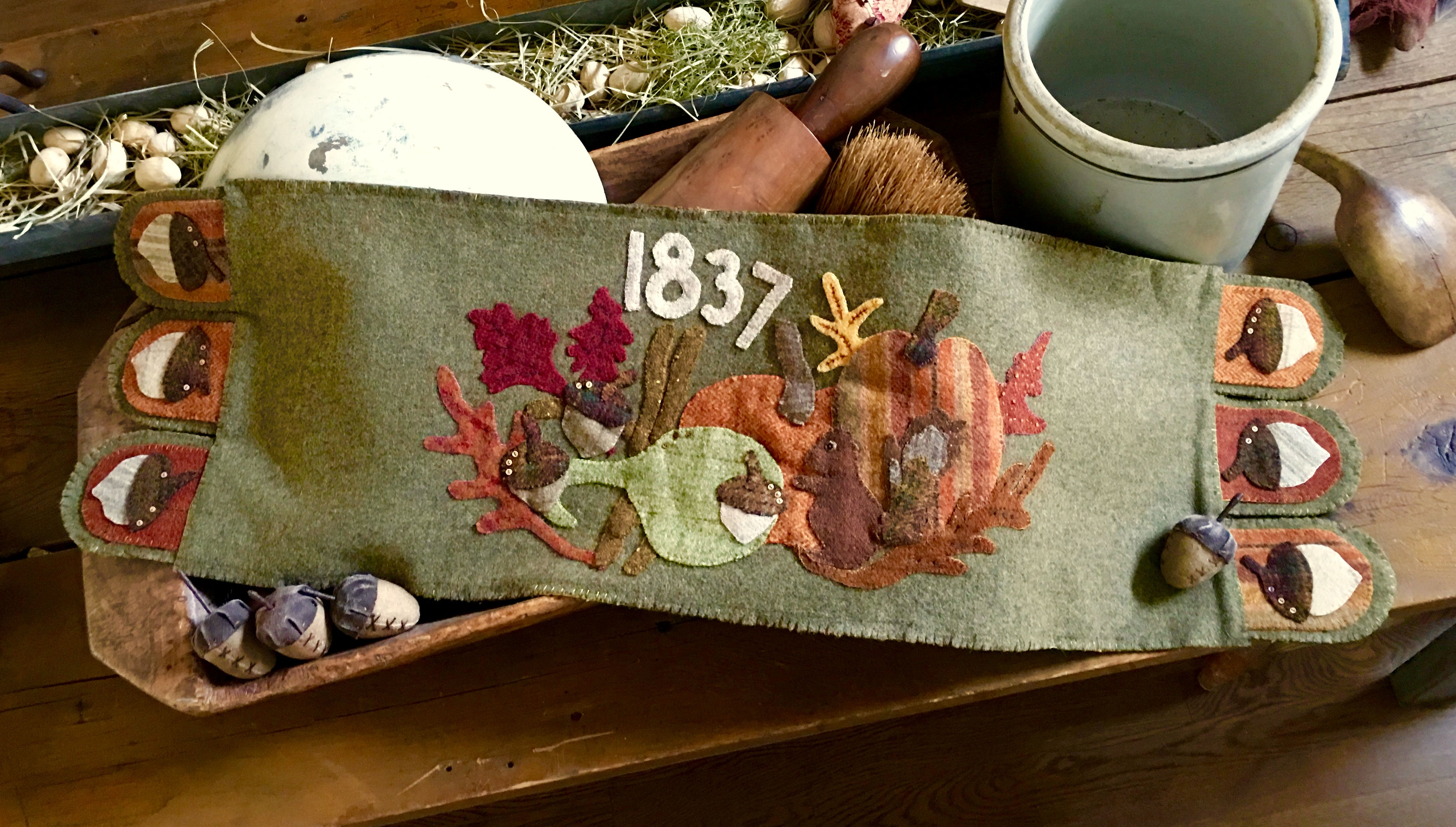 #250 "September Splendor"  Table Runner