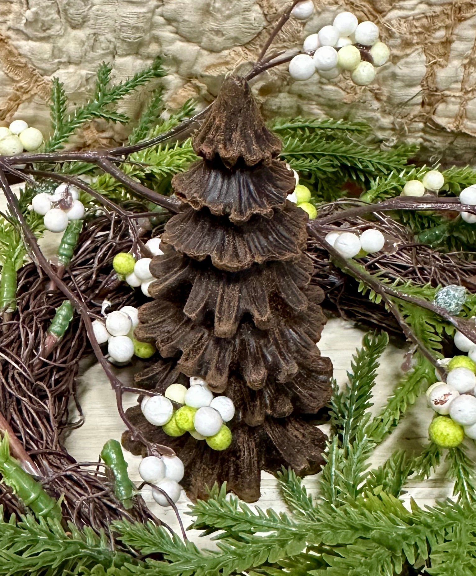 NEW! Olde Pantry Wax Christmas Tree Small