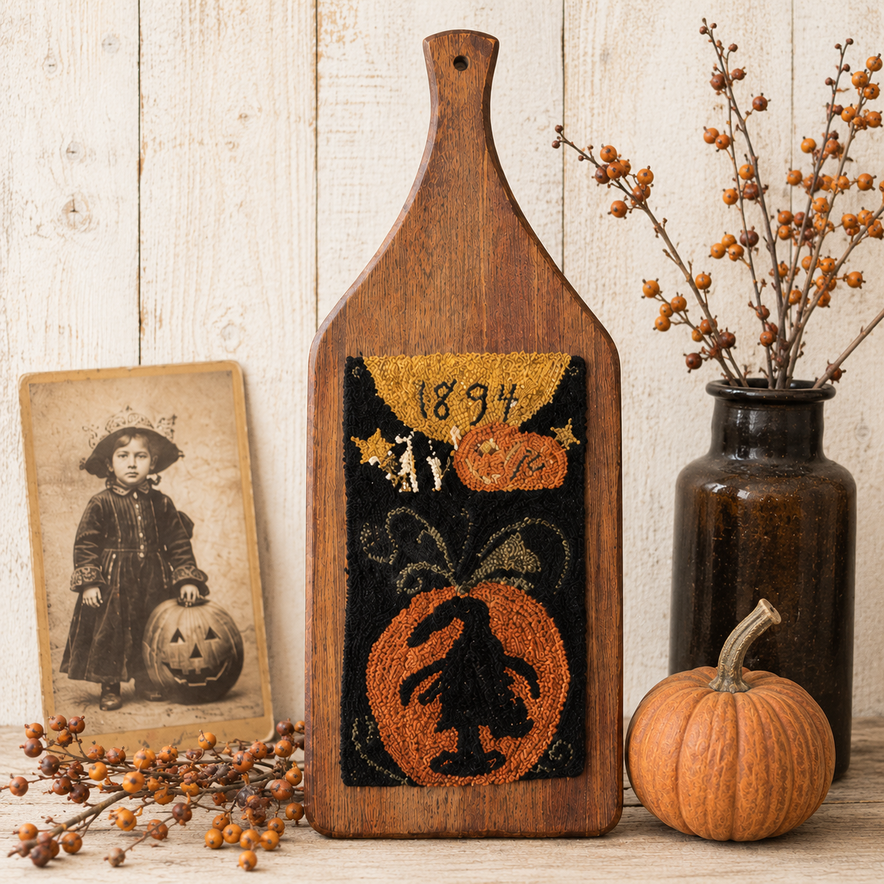 NEW!  #335 "BeWitching" Punch Needle Pattern