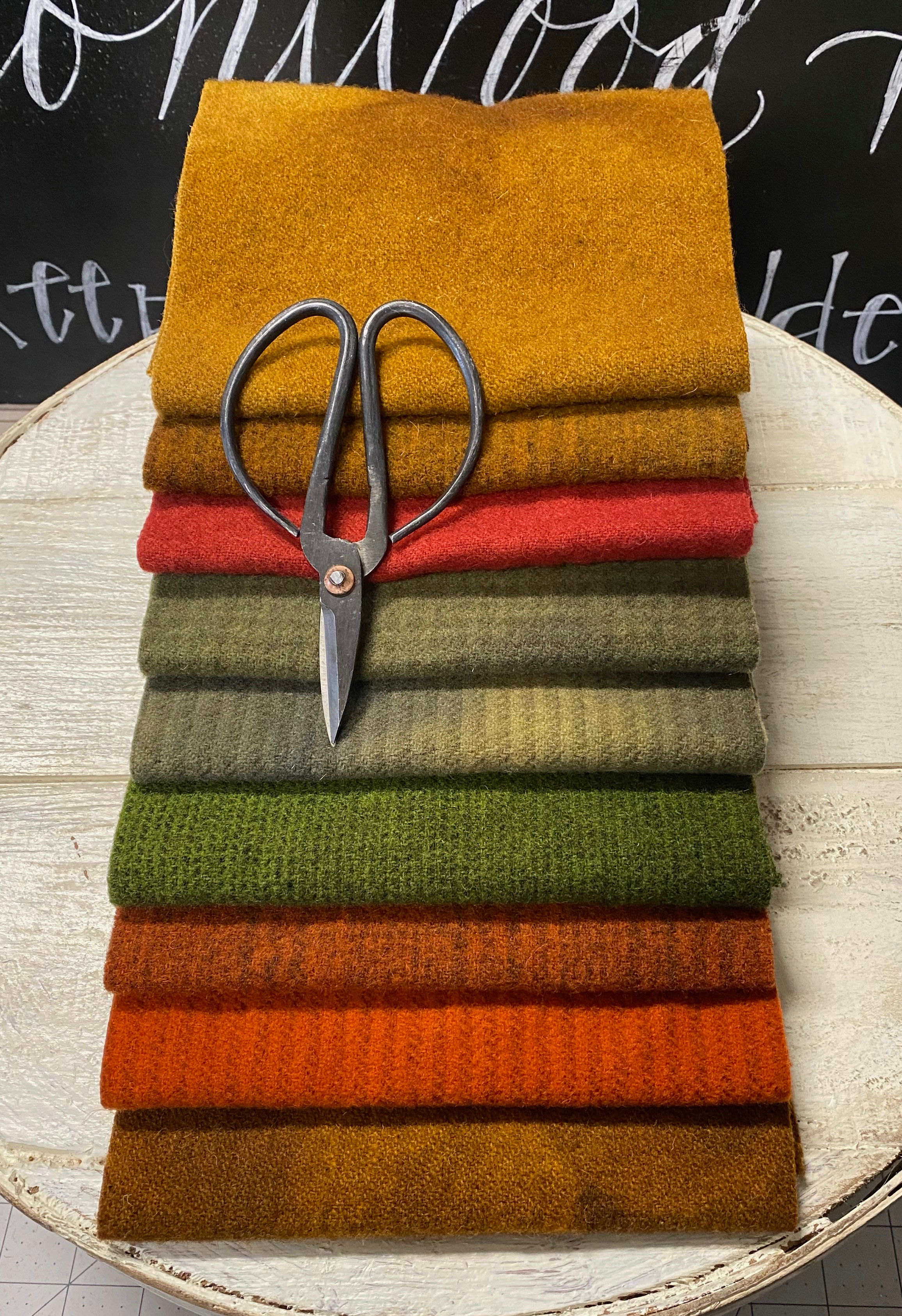 NEW!  "Harvest Table" Hand Dyed Wool