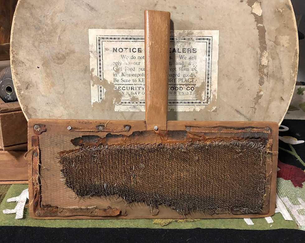 Thumbnail: NEW!  Antique Olde Wool Carder #32