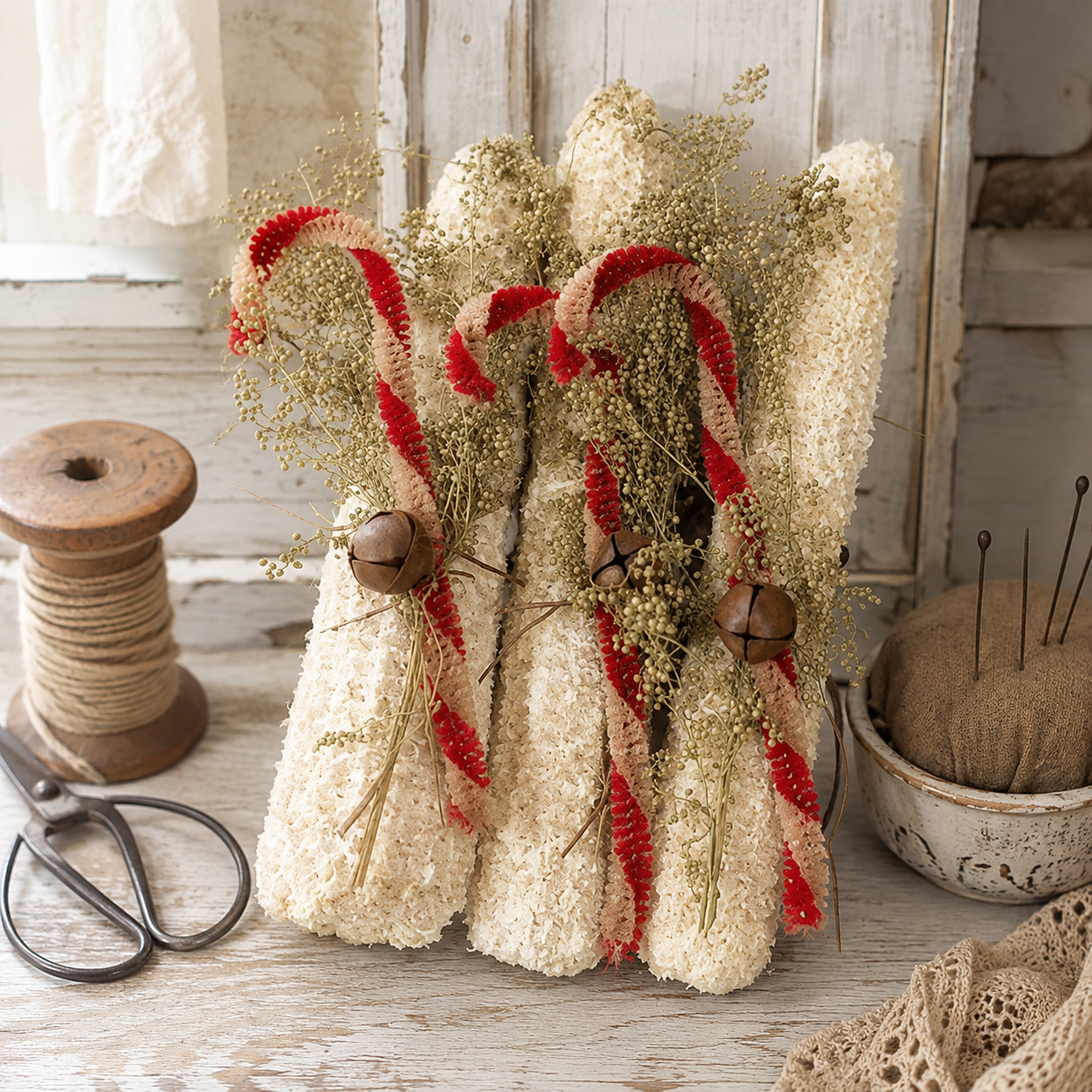 NEW!   "Christmas Corn Cobs Set of Three"