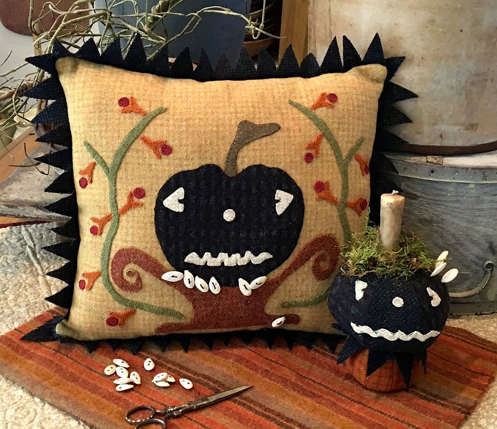 NEW! #279 "Jack-Be-Spooky" Wool Appliqué Pattern