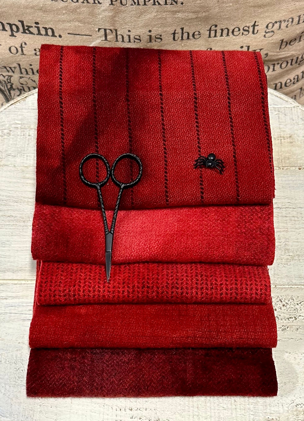 NEW!  "Vampire's Kiss" Hand Dyed Wool
