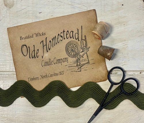 NEW! Primitive FOREST GREEN Jumbo 1 1/2