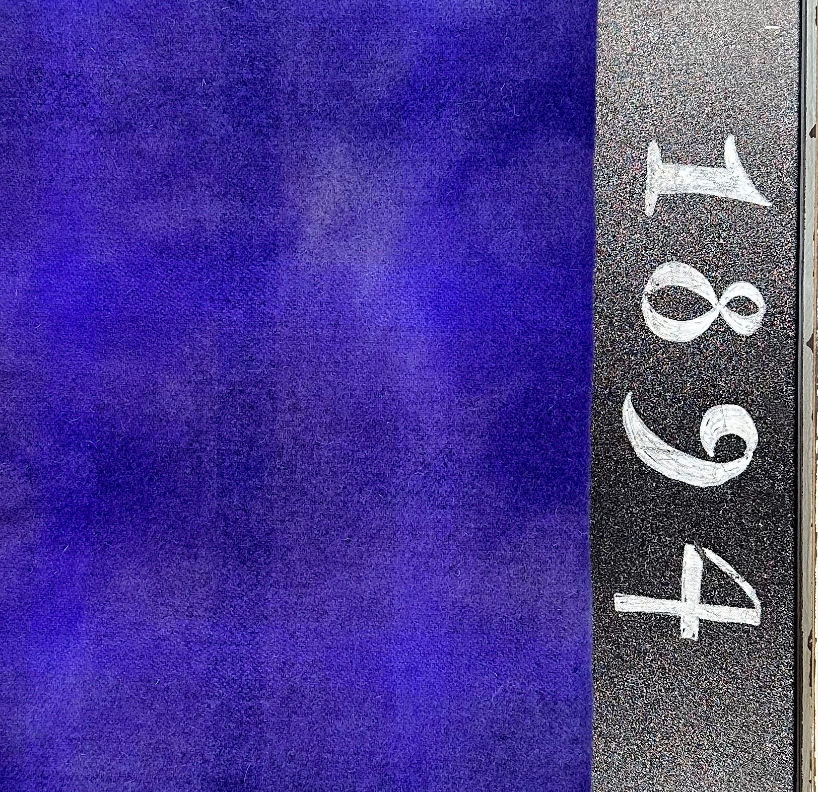 NEW! "Blooming Iris #1" Hand Dyed Wooly FATS