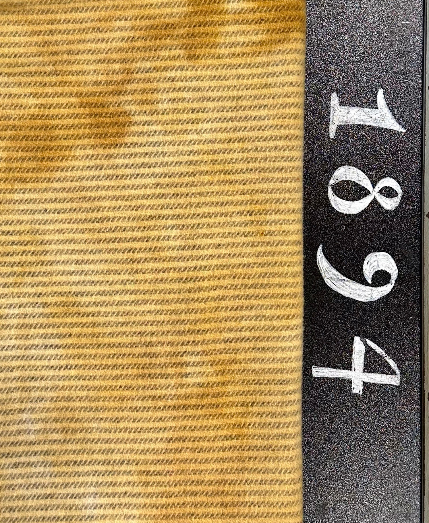 NEW!  "Flaxen Fields #3" Hand Dyed Wooly FATS