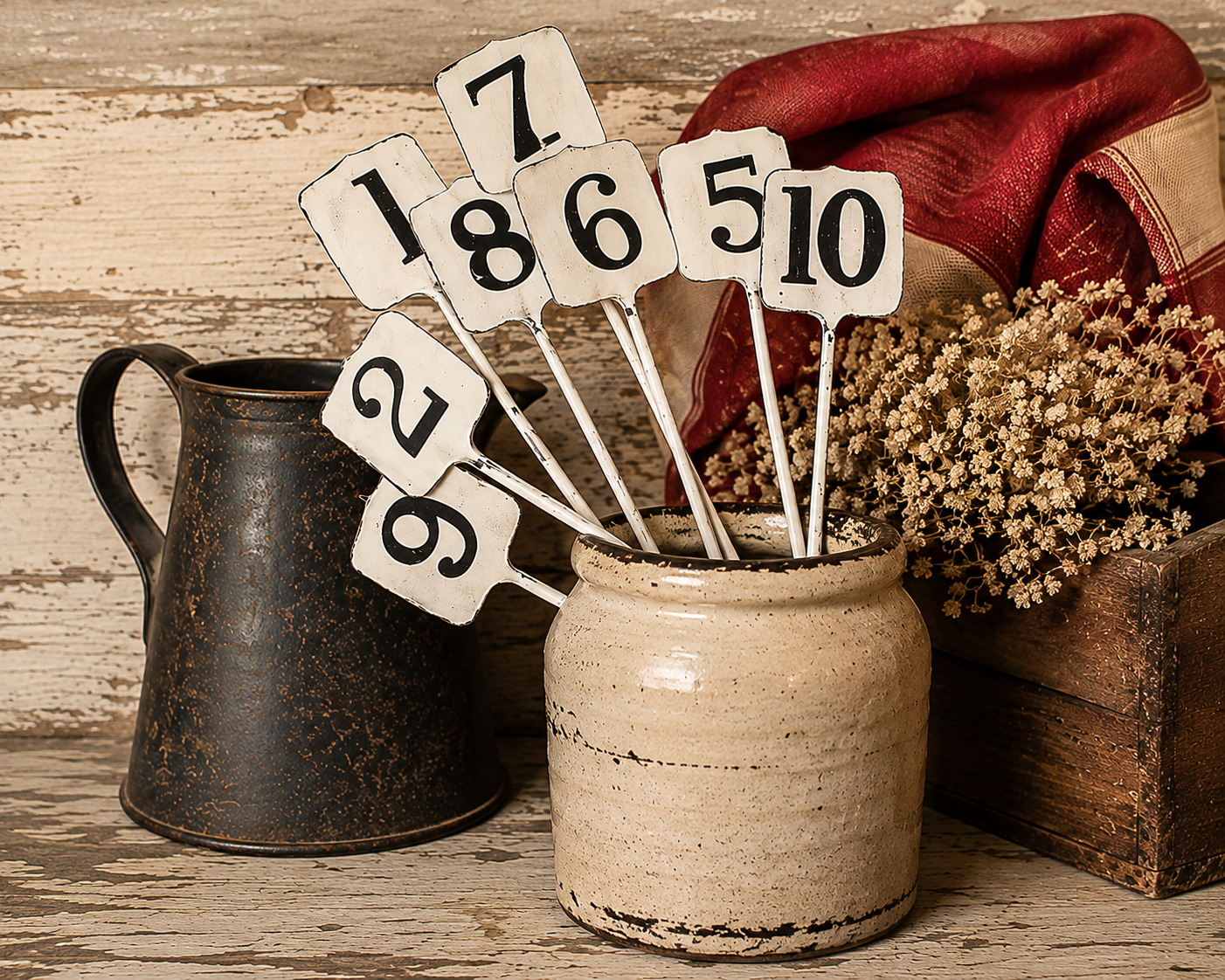NEW!  Vintage Register Number Pokes