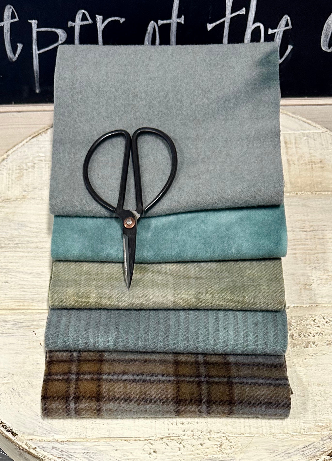 NEW! "Cottonwood Blue Byrds" Hand Dyed Wool