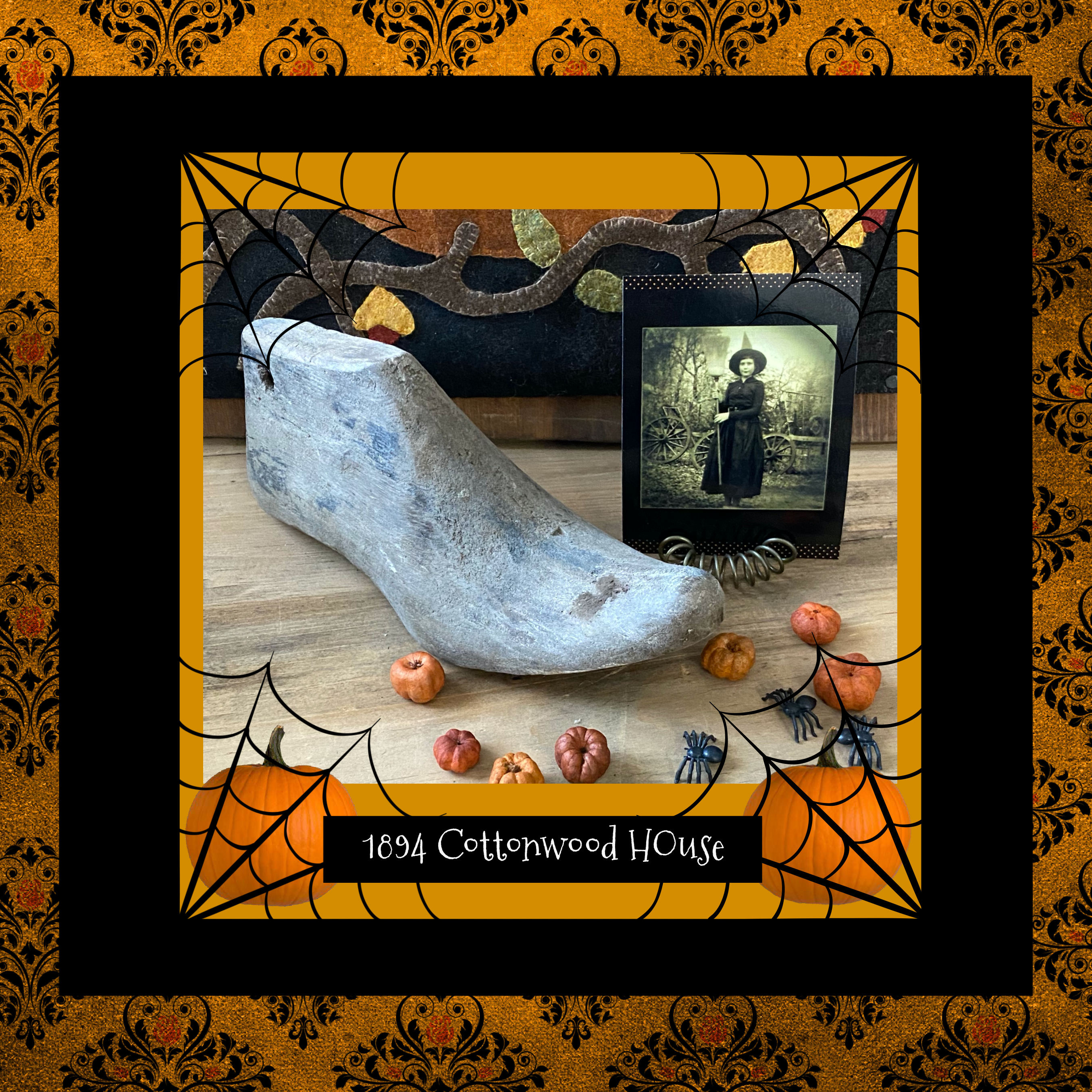NEW!  A Very Witchy Shoe Mold #14