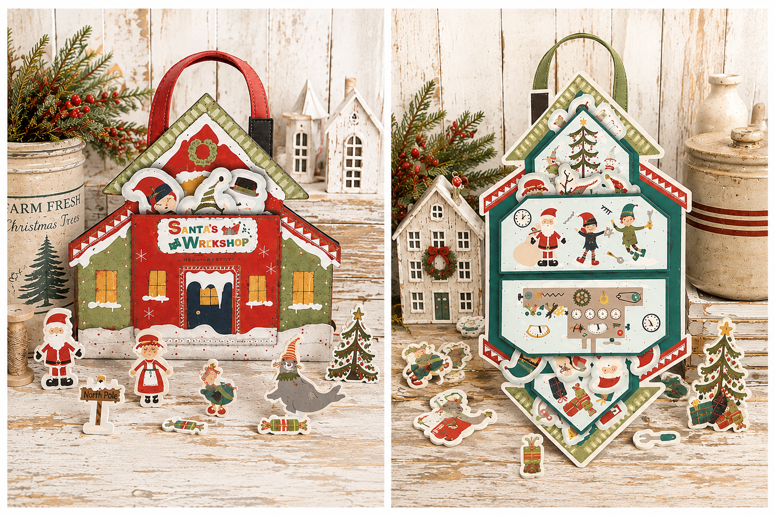NEW! "Santa's Workshop" Story Book