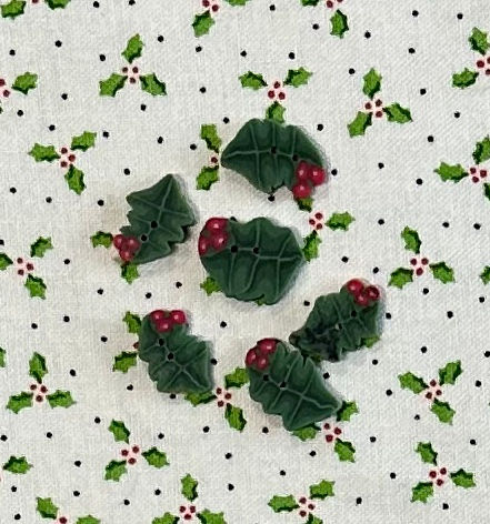 NEW!  "Christmas Holly" Set