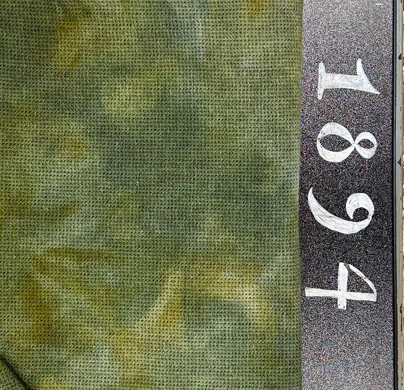 NEW!  "Feels Like Spring Greens #4" Hand Dyed Wooly FATS