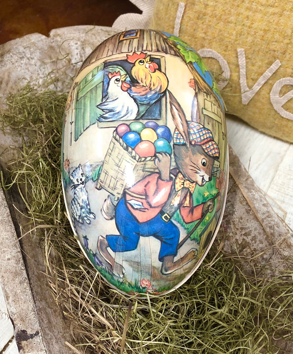 NEW!  Olde Vintage German Easter Egg #7