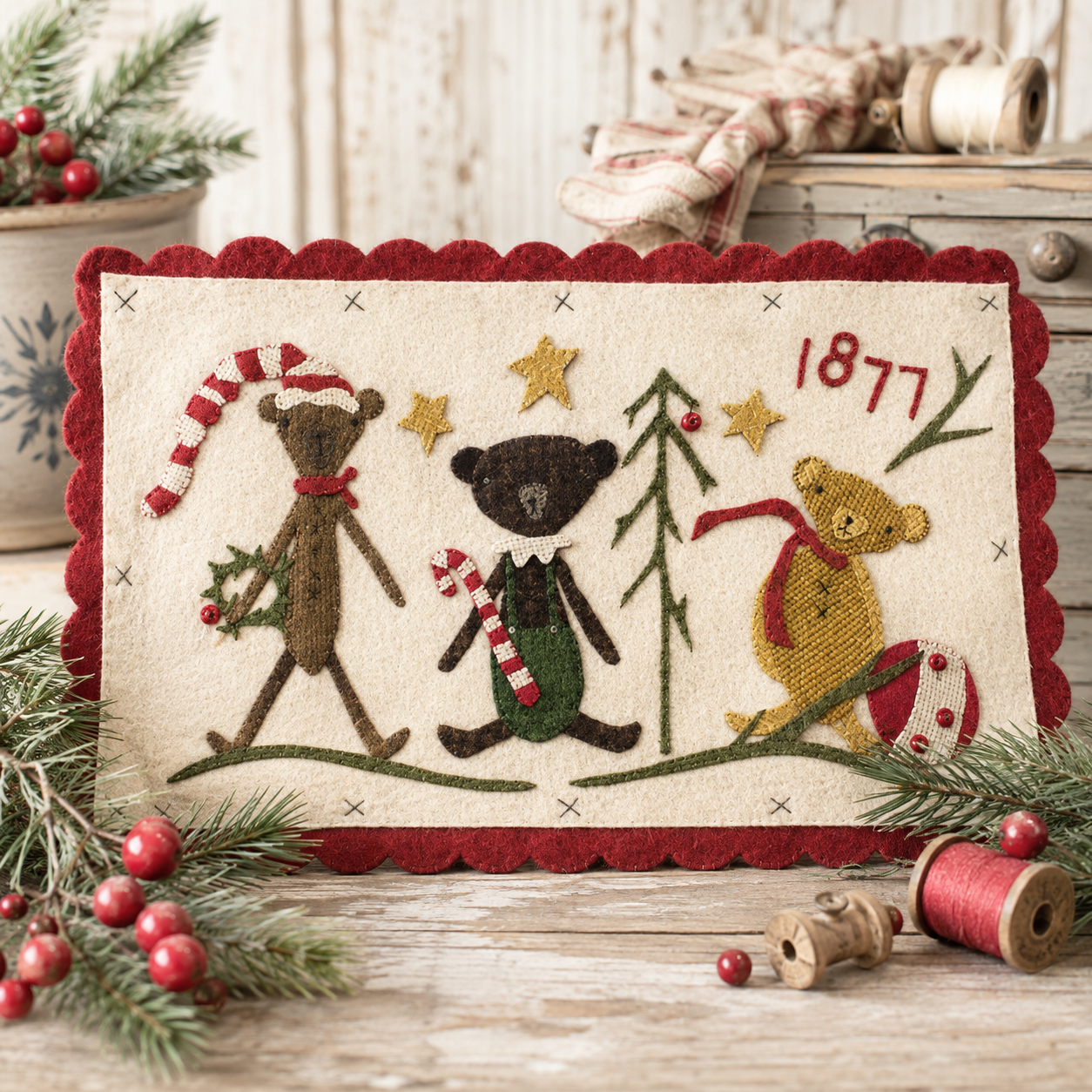 NEW! #440 "Merry Christmas Olde Bears"