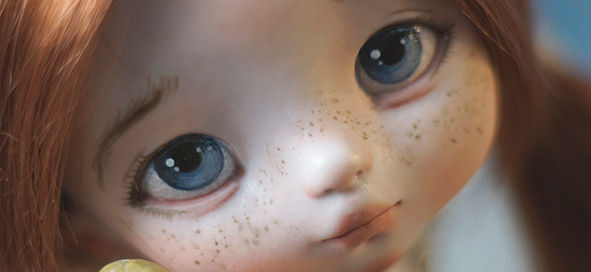 Clover, new porcelain bjd