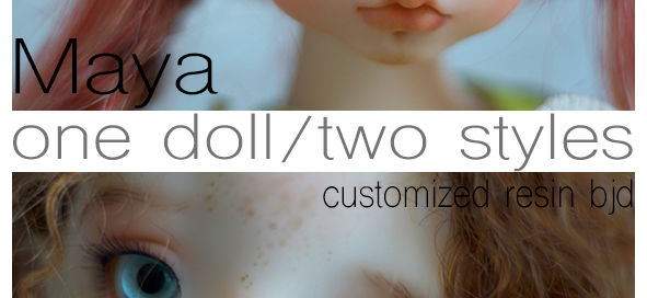 Maya, customized resin bjd