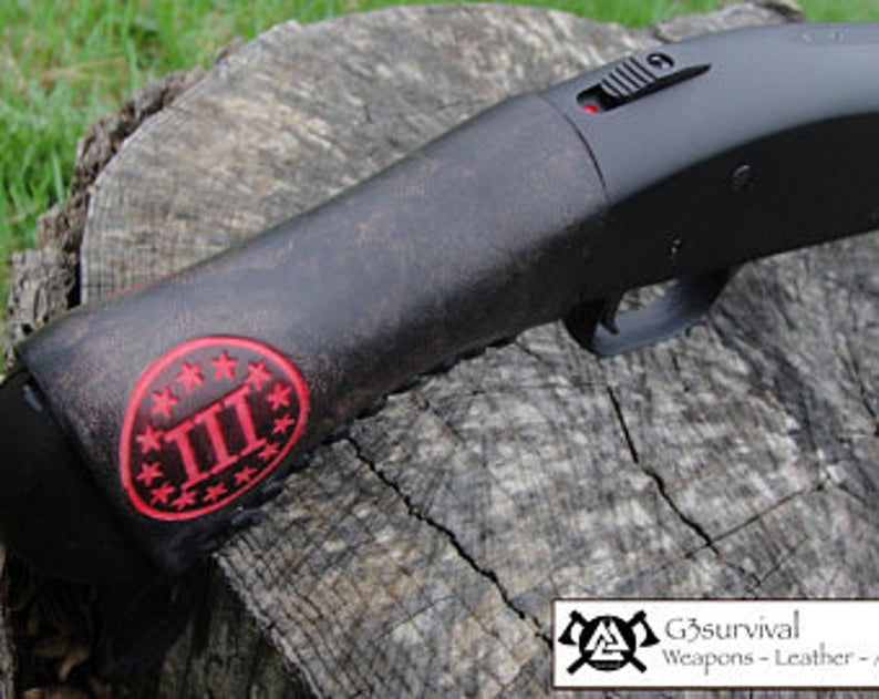 Thumbnail: Remington shotgun 12 gauge shockwave raptor grip Tac 13 /14 2A firearms USMC freedom gun semi auto