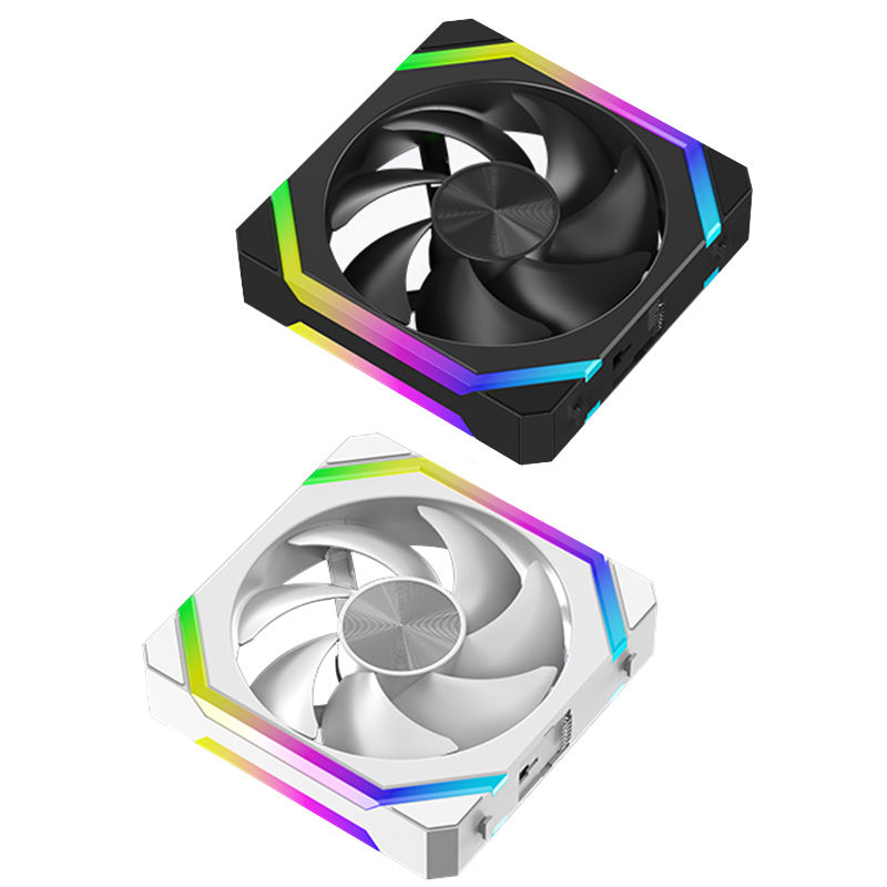 Thumbnail: JUMPEAK CS120 ARGB Cooling Fan 360mm Modular Stackable Splicing PWM Silent 120mm