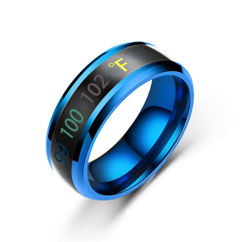 Thumbnail: Smart Stainless Steel Multifunctional Ring for Couple Mood Feeling Intelligent T