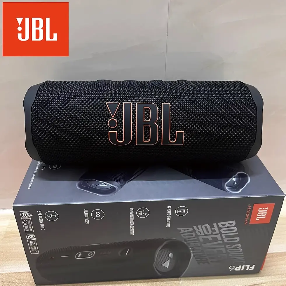 Thumbnail: JBL Flip 6 Wireless Bluetooth Speaker - Rugged Waterproof Design Enhanced Sound 