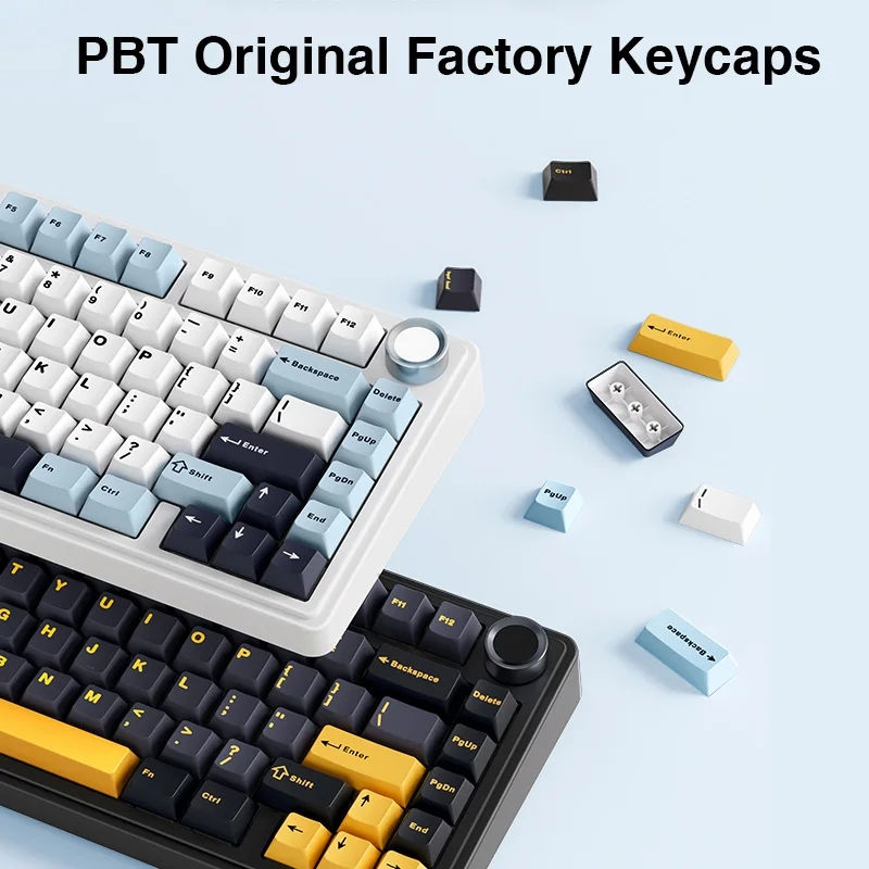 Thumbnail: AULA F75 2.4G Wireless/Bluetooth/Wired Gaming Mechanical Keyboard RGB Customized