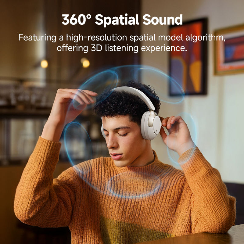 Thumbnail: QCY H3 Pro ANC Wireless Headphone 50dB Noise Canceling Hi-Res Spatial Audio Earp