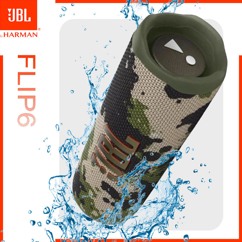 Thumbnail: JBL Flip 6 Wireless Bluetooth Speaker - Rugged Waterproof Design Enhanced Sound 