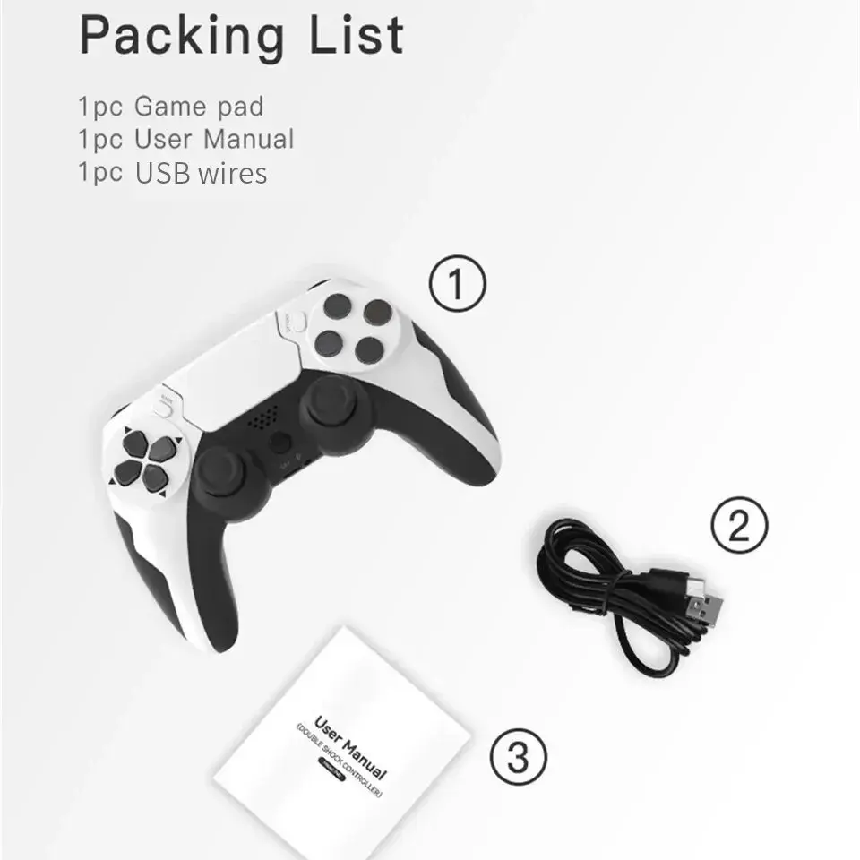 Thumbnail: GAMINJA P48 Wireless Gamepad with Six Axis Gyroscope Game Controller For PS4 PS3