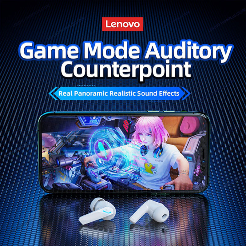 Thumbnail: Lenovo GM2 Pro Gaming Earphones Bluetooth 5.3 Sport Headset Dual Mode HD Call No