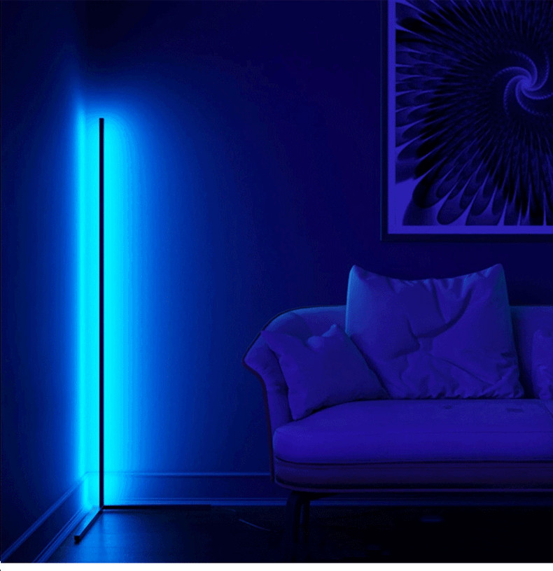 Thumbnail: Nordic RGB Corner Floor Lamp Modern Simple