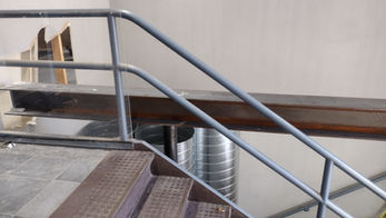 Floor support beam and post