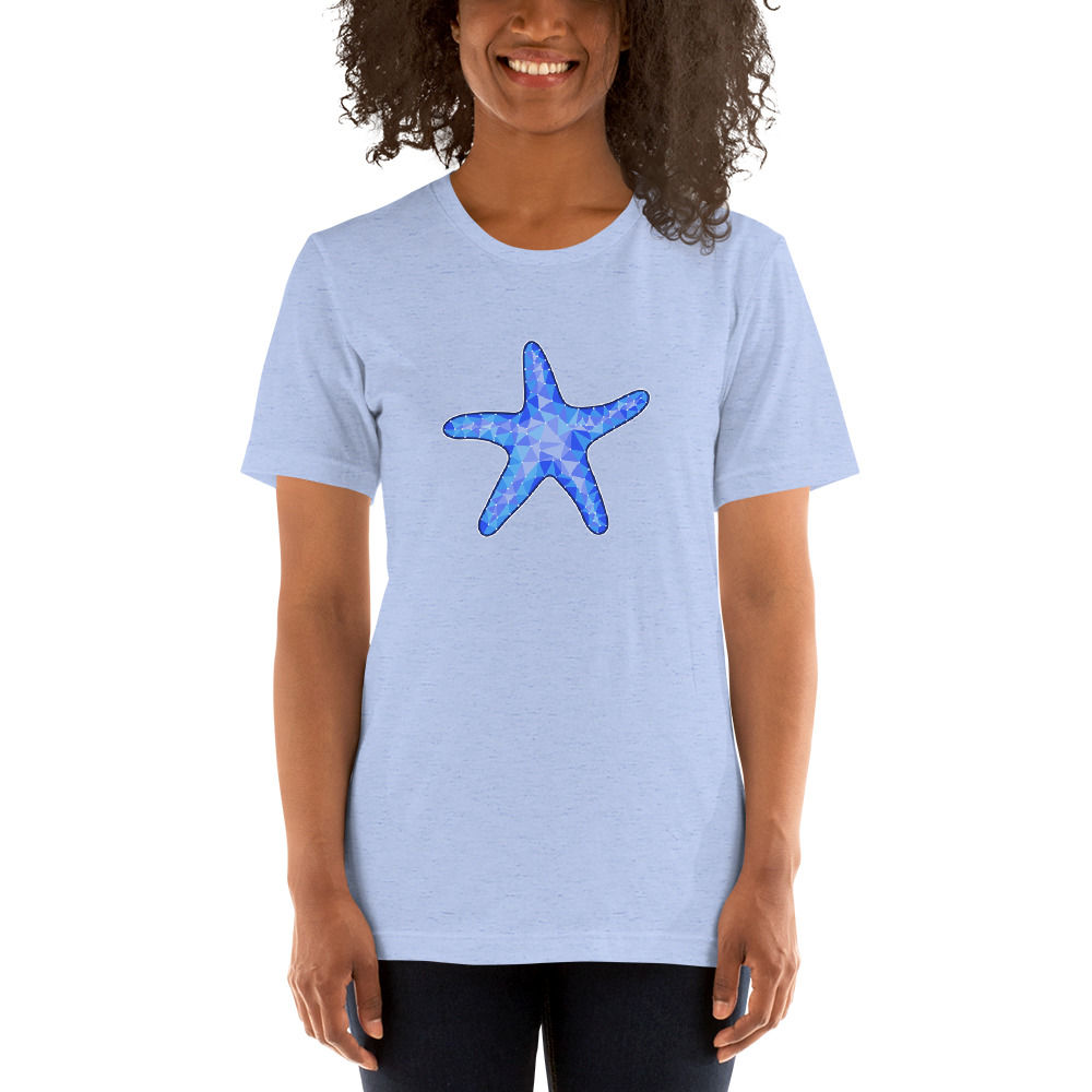 Unisex Geometric Starfish Short-Sleeve T-Shirt