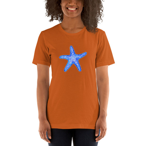 Unisex Geometric Starfish Short-Sleeve T-Shirt | Graphics by