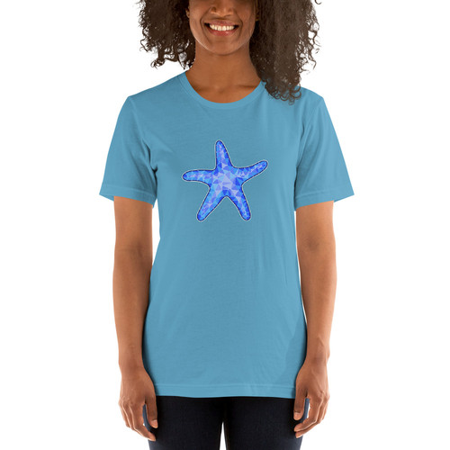 ESCAPEFROM☆STARFISH PRINT T-shirt Unisex Geometric Starfish Short-Sleeve T-Shirt | Graphics by