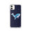 Thumbnail: Geometric Whale in Space iPhone Case