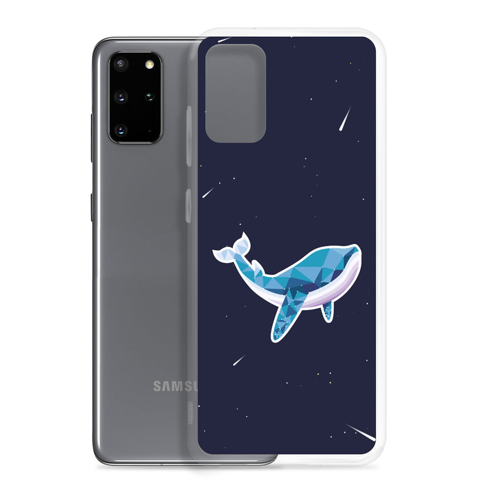 Thumbnail: Geometric Whale in Space Samsung Case