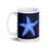 Thumbnail: Geometric Manta Ray Glossy Mug