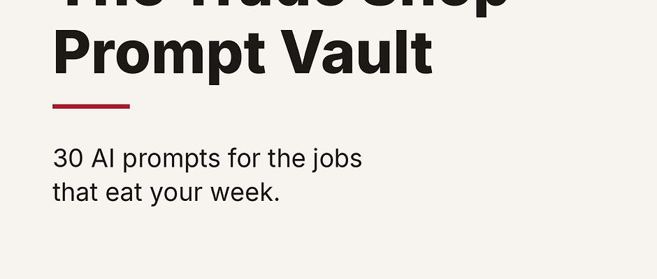 The Trade Shop Prompt Vault