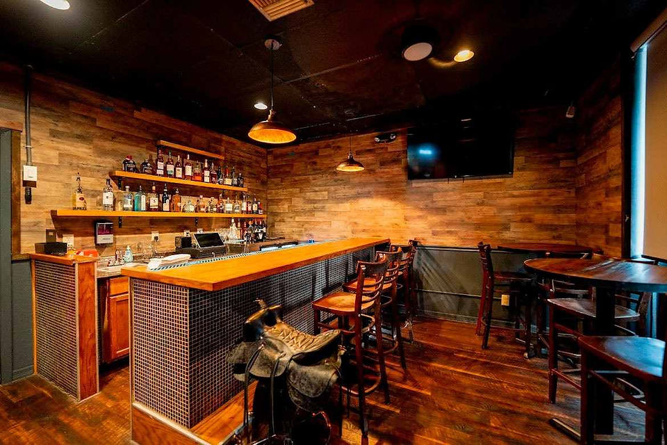 bar area of Old Town Saloon