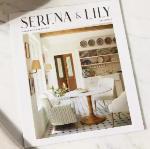Serena & Lily on a magazine Cover