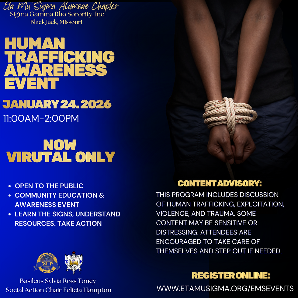 Human Trafficking Awareness Event 