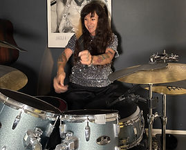 Samantha Seymour drumming