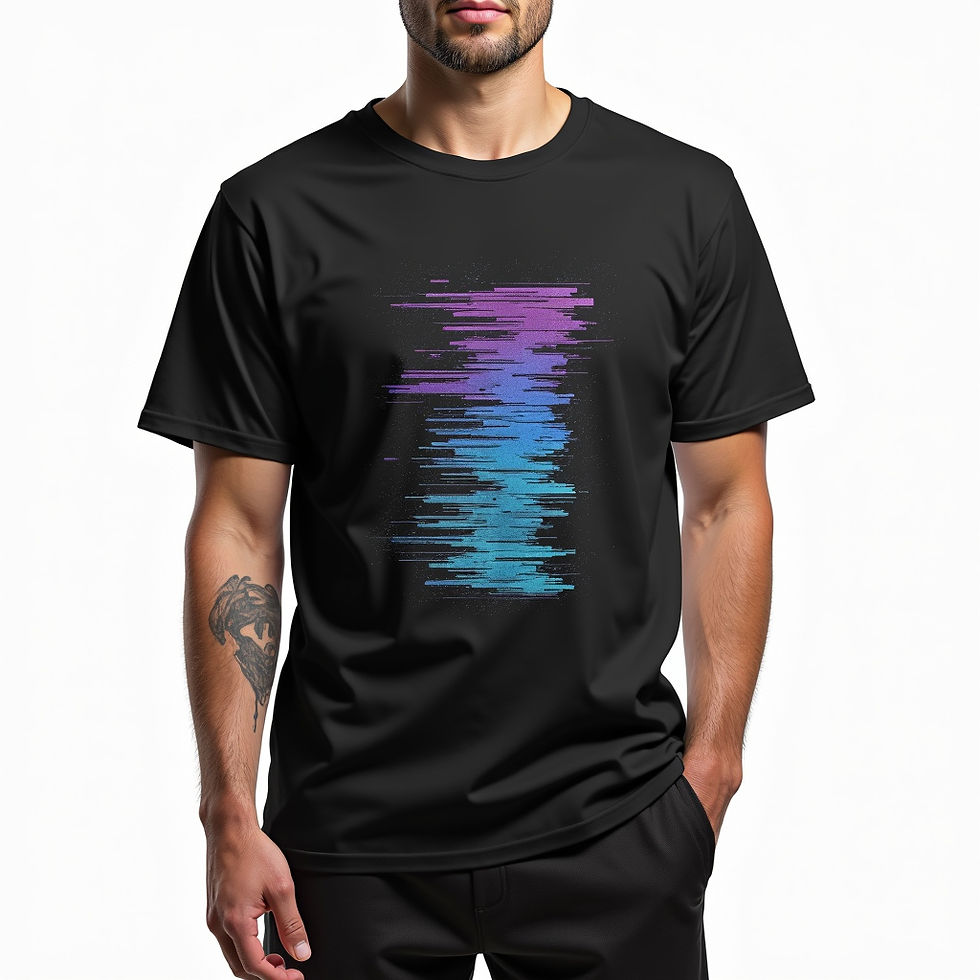 Camiseta Cyber Glitch
