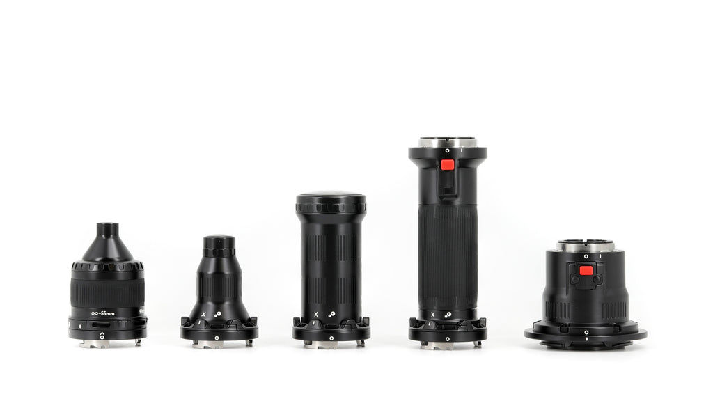 EMWL Set #1 (incl. focusing unit #1, 150mm relay lens and 3 objective lenses)