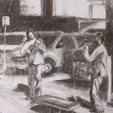 Chairman's Competetion for May "Figures in Charcoal"
